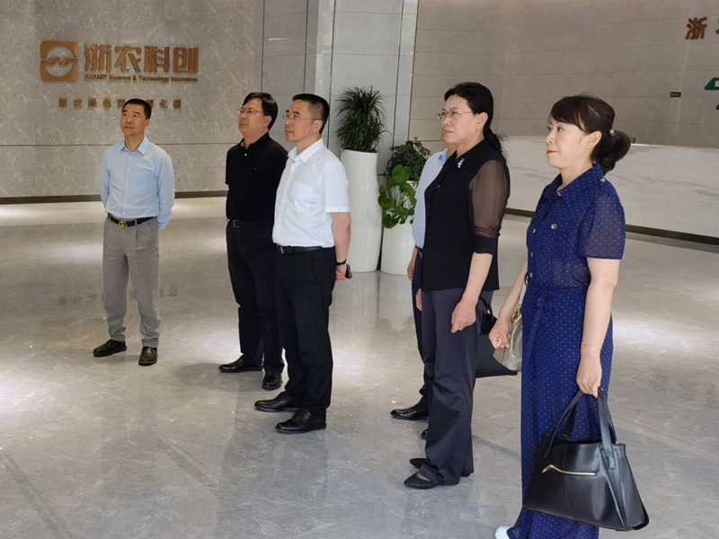 新疆阿拉爾統(tǒng)眾國有資產經營公司考察團到訪浙農
