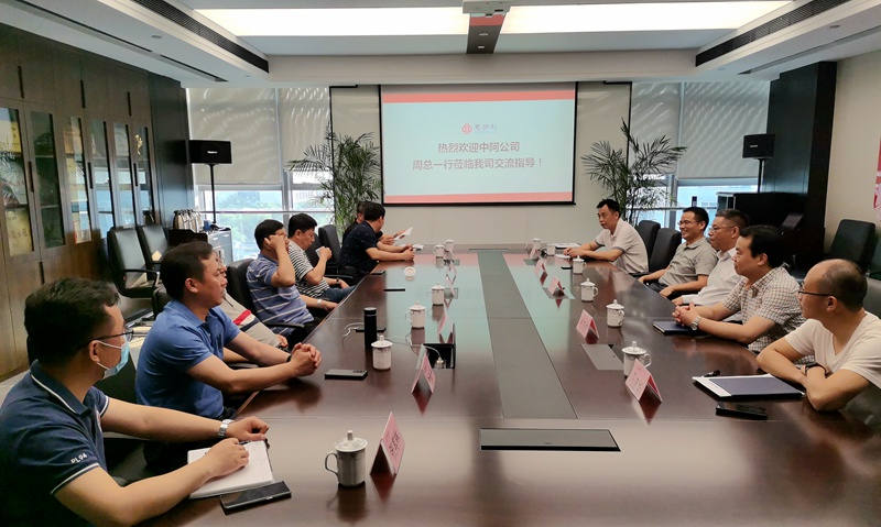 中阿公司總經(jīng)理周寶俊一行到訪(fǎng)惠多利