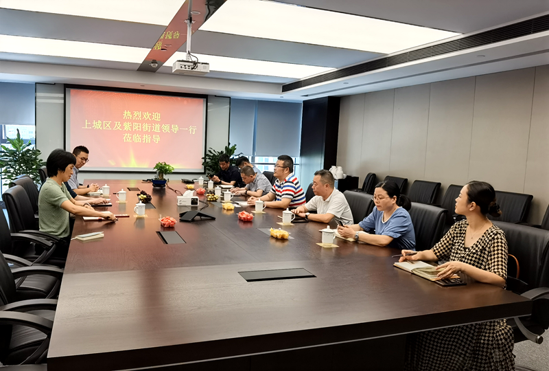 杭州上城區(qū)紫陽(yáng)街道工作委員會(huì)書記周駱斌一行到訪浙農(nóng)愛(ài)普