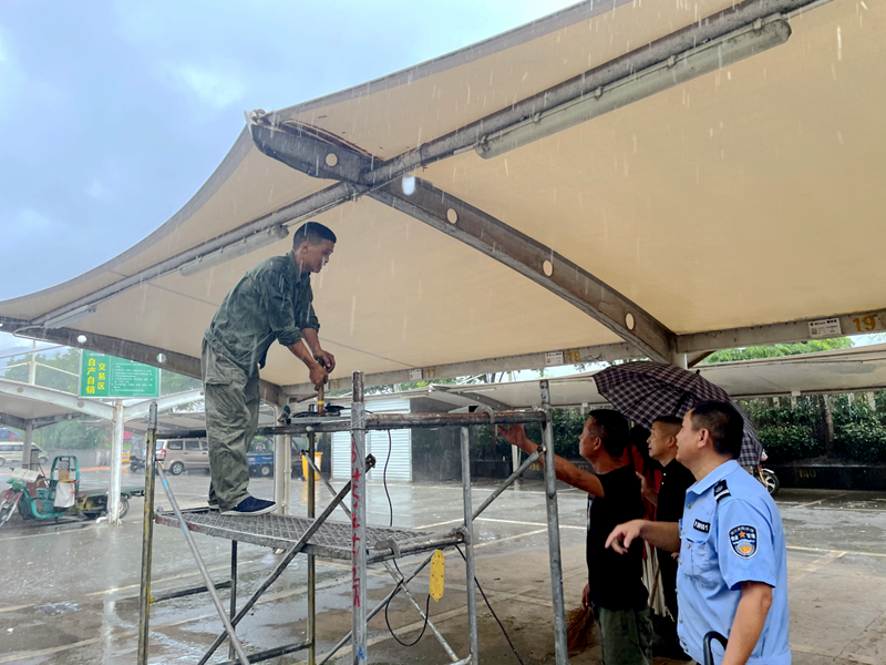 浙農(nóng)實(shí)業(yè)各市場(chǎng)項(xiàng)目開(kāi)展防汛抗臺(tái)專(zhuān)項(xiàng)檢查