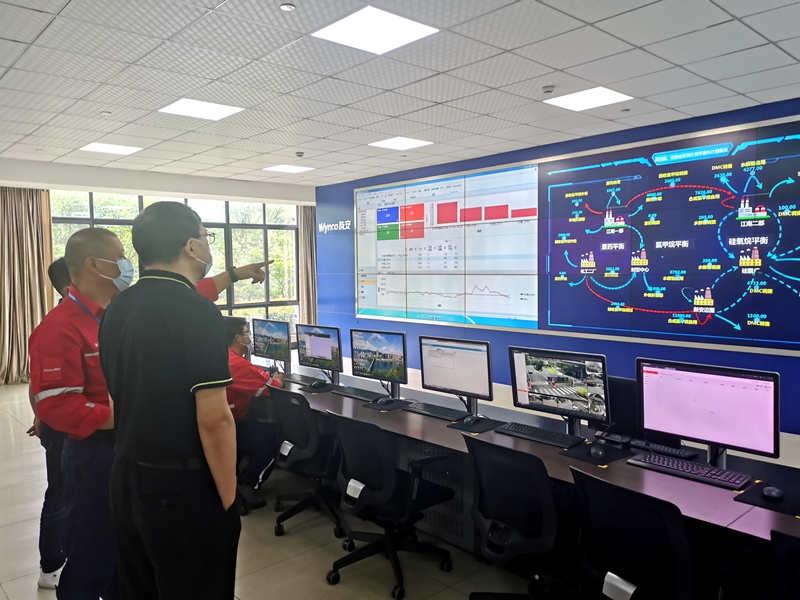 石原金?？疾靾F(tuán)赴新安化工考察交流
